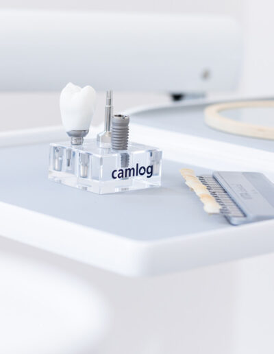 Jenny Ulrich arbeitet mit einem Camlog-Implantat bei Art of Dent